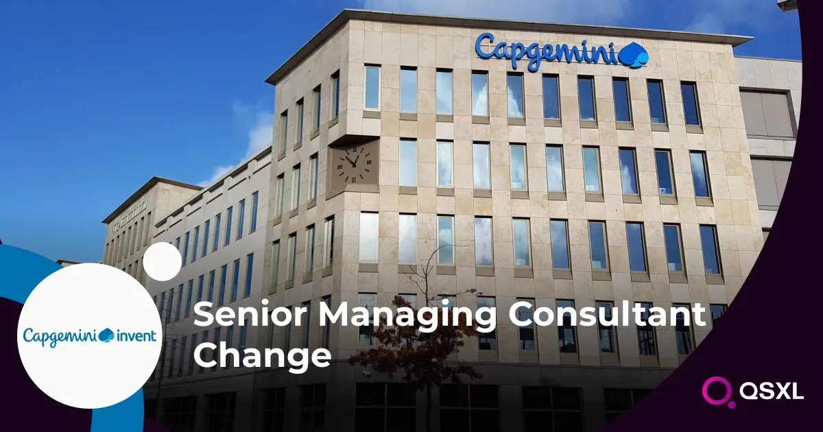 Capgemini - Senior Managing Consultant Change Image