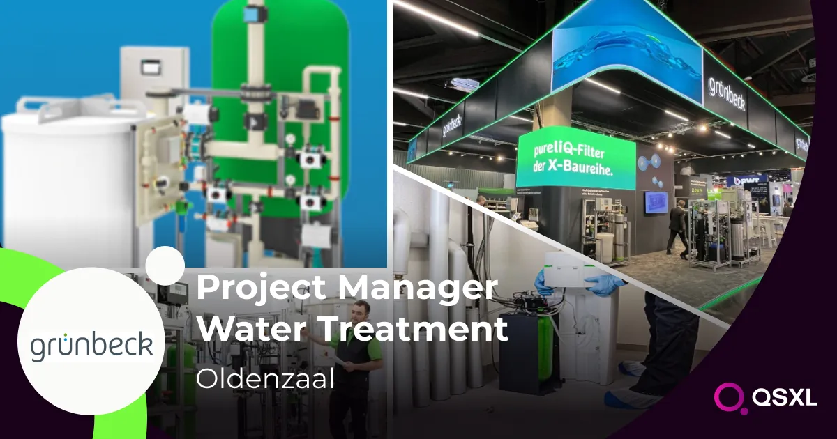 Grünbeck Waterbehandeling - Project Manager Water Treatment  Image